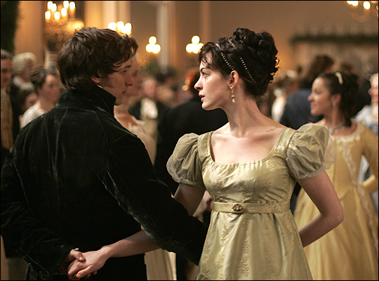 James McAvoy and Anne Hathaway dancing