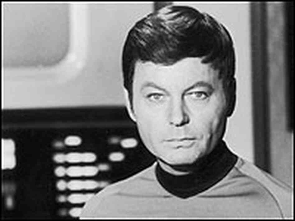 Image of Star Trek actor DeForest Kelley