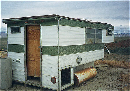 Dr. Alfredo Quinones-Hinjosa's trailer.