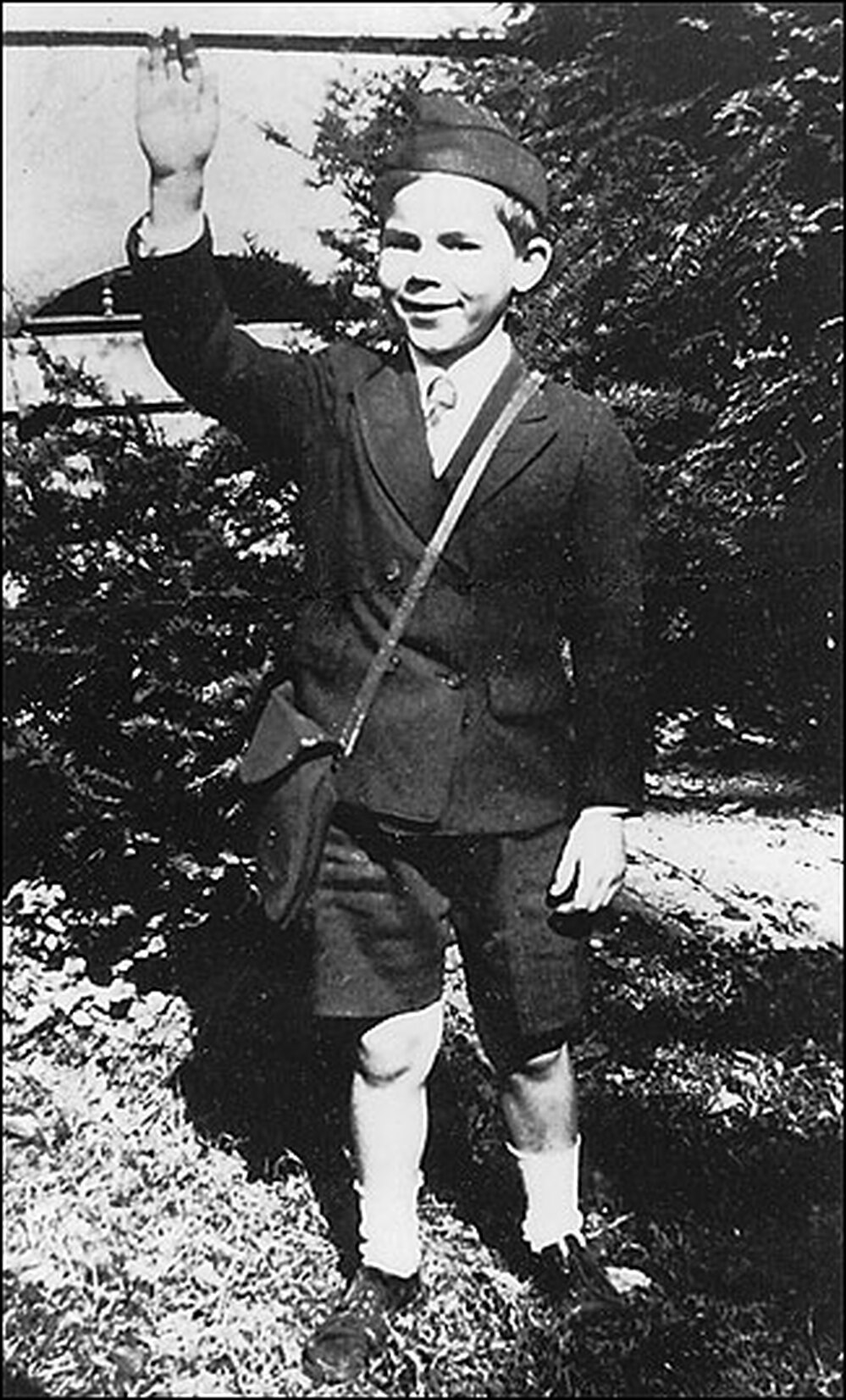 Hunter Thompson, at age 8, in his hometown of Louisville, Ky.