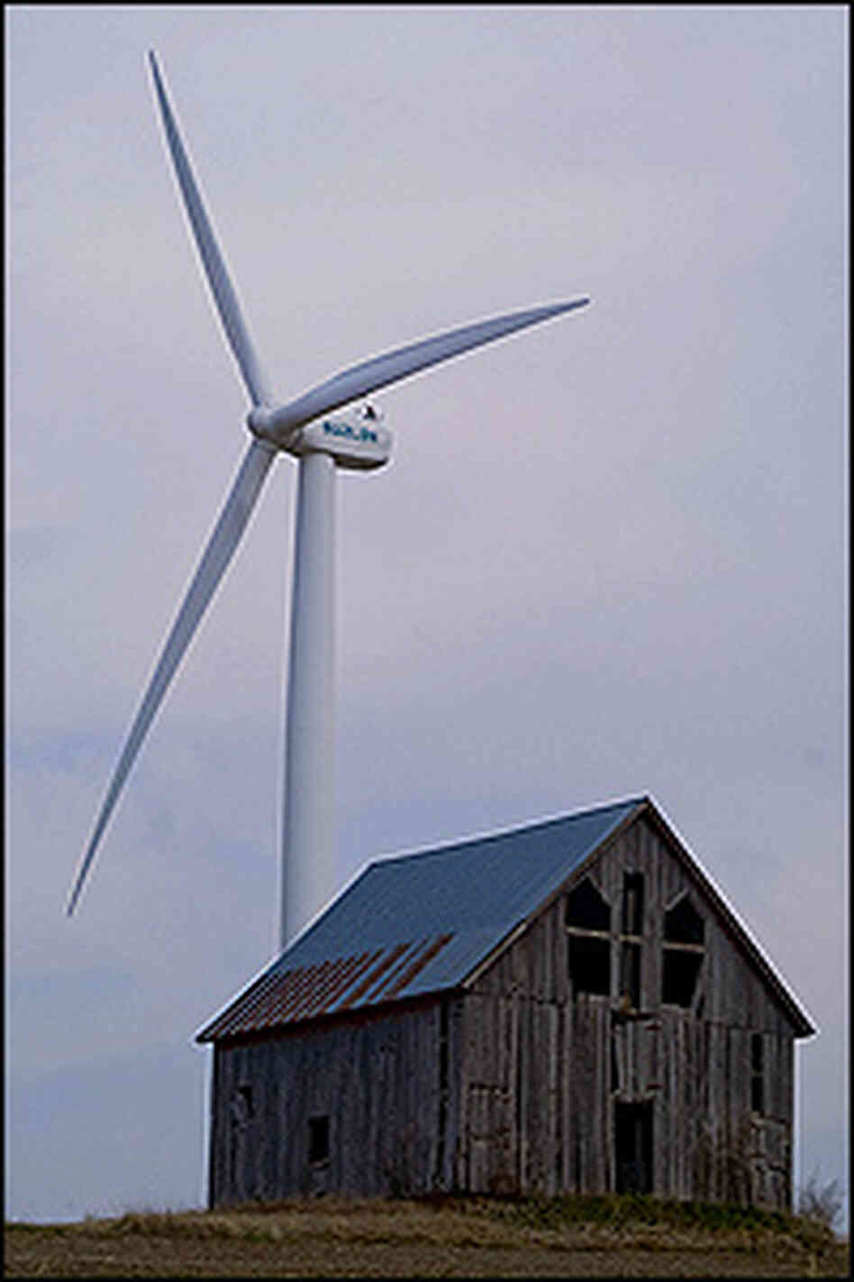 Wind turbine in Rock Port, Mo. Wind turbine in Rock Port, Mo.