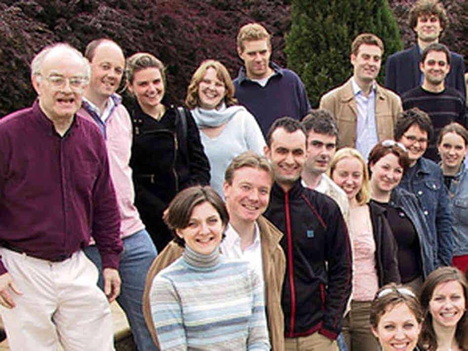 John Rutter and his choir, the Cambridge Singers. John Rutter and his choir, the Cambridge Singers.