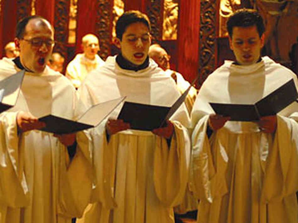 Cistercian monks of Stift Heiligenkreuz sing chant Cistercian monks of Stift Heiligenkreuz sing chant