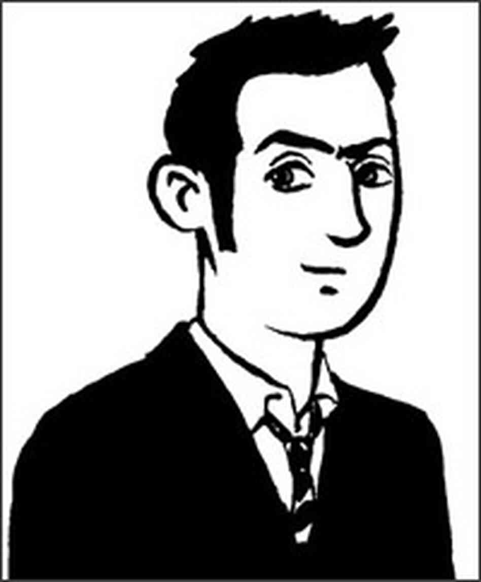 A self-portrait by co-author Matt Madden. A self-portrait by co-author Matt Madden.