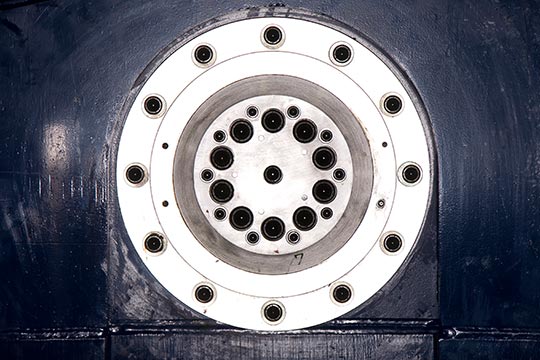 One of the special bearings Hempstead needed. Credit: Brian Smale for NPR