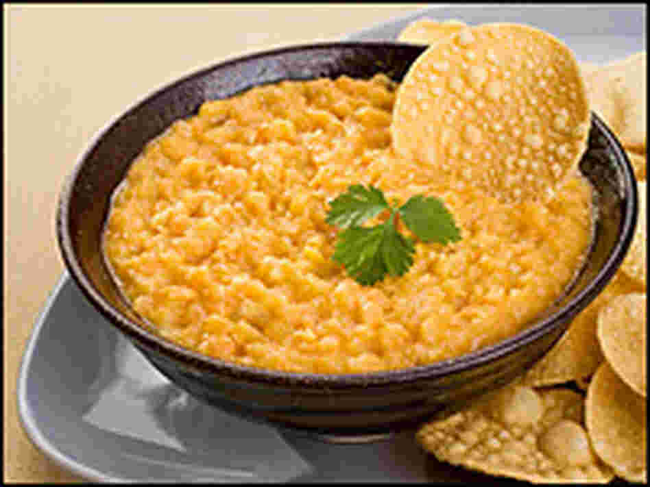 A bowl of lentil curry, otherwise known as dal.