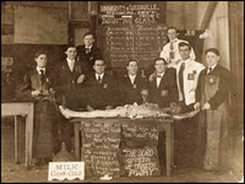Medical department of the University of Louisville, Kentucky, 1908–09.