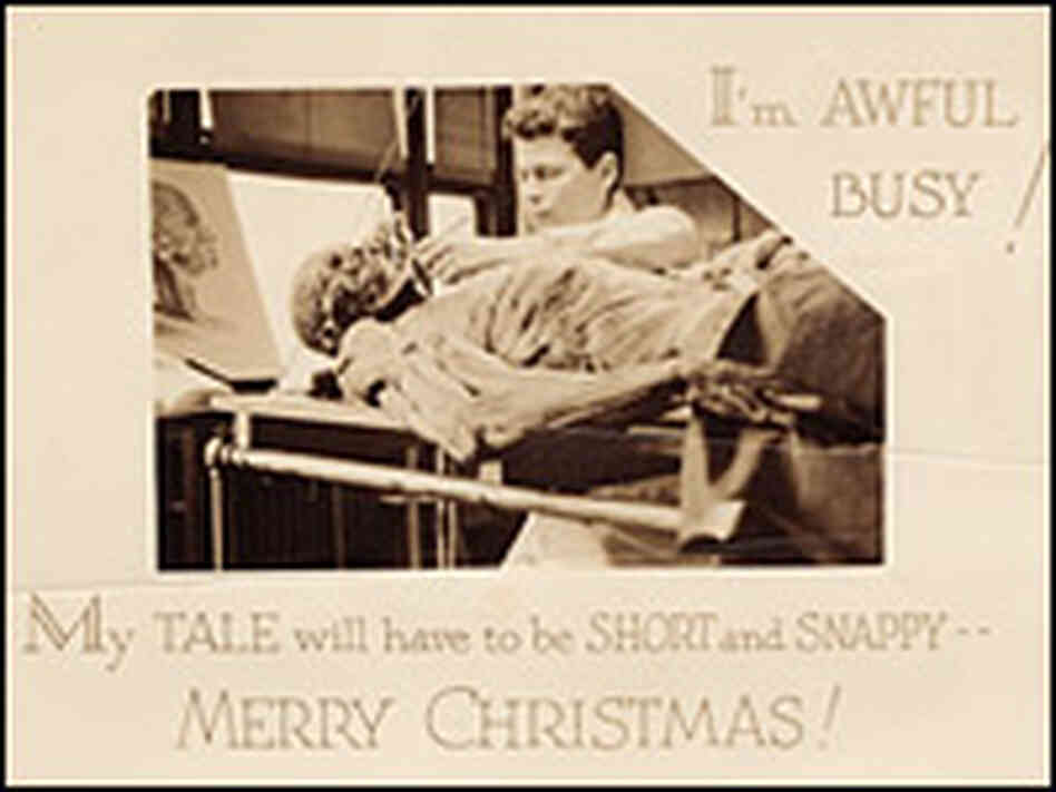 Christmas greeting card, school unknown, ca. 1920. DMHC