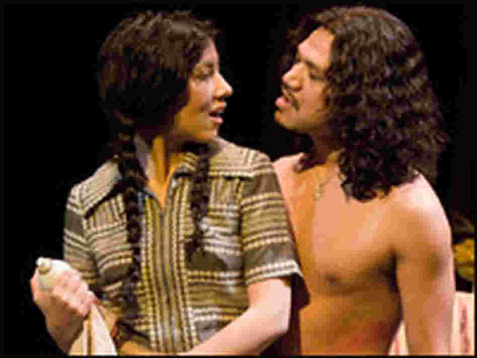 Stephanie Beatriz and Tony Sancho