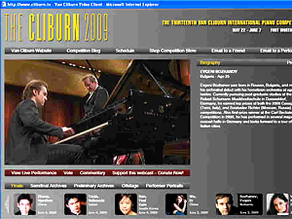 This year, the Cliburn Piano Competition is streaming all performances and rehearsals -- live audio This year, the Cliburn Piano Competition is streaming all performances and rehearsals -- live audio
