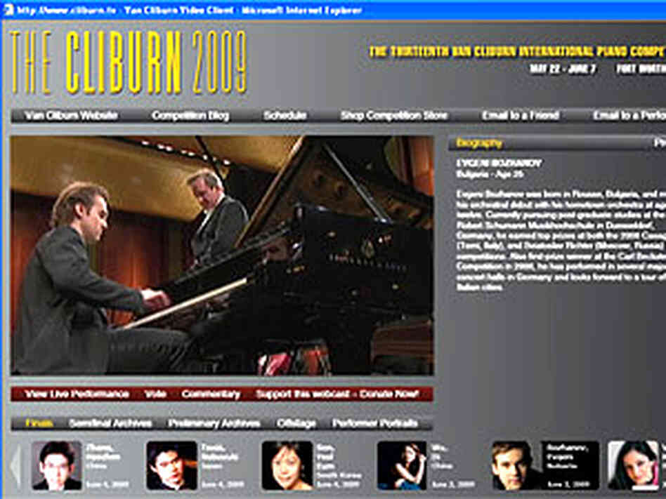 This year, the Cliburn Piano Competition is streaming all performances and rehearsals -- live audio This year, the Cliburn Piano Competition is streaming all performances and rehearsals -- live audio