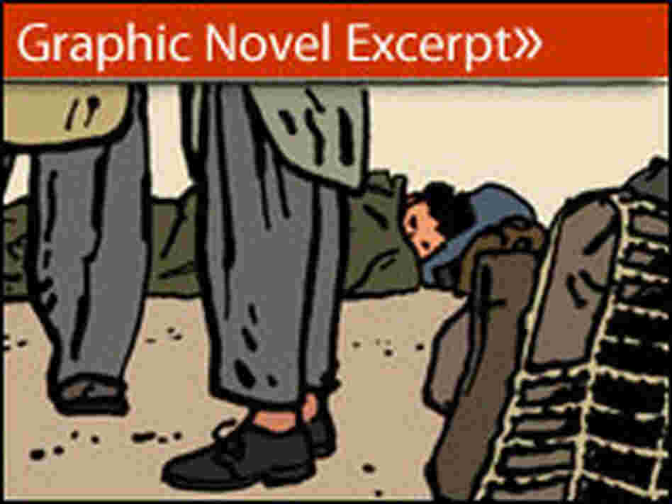 Illustration from graphic novel "The Photographer" Illustration from graphic novel "The Photographer"