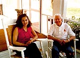 Jimmy Carter and Lisa Simeone