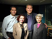 Jacki Lyden with the Helmantoler family