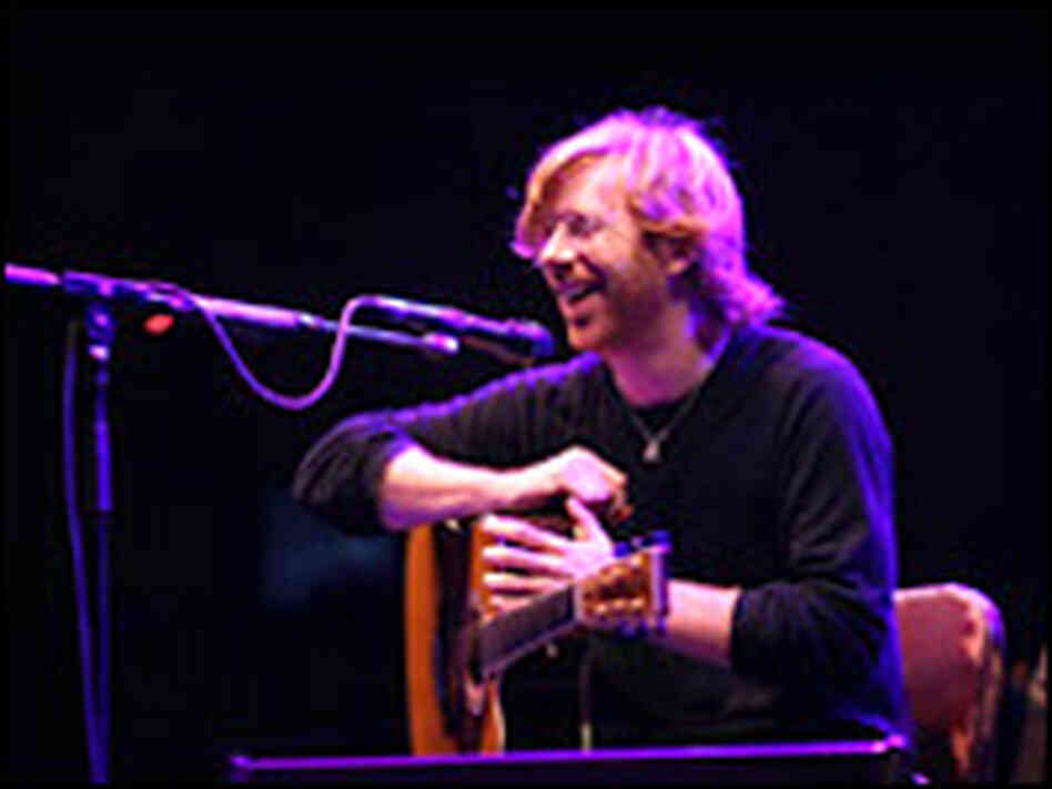 Alone on stage: Trey Anastasio's new music builds on his guitar talents. Alone on stage: Trey Anastasio's new music builds on his guitar talents.