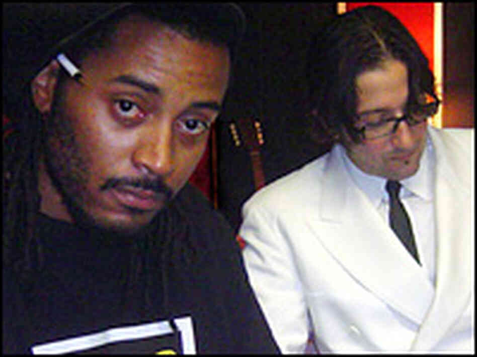 Slo-Mo: Mic Wrecka (Doug Jenkins), left, and Mike Brenner. Slo-Mo: Mic Wrecka (Doug Jenkins), left, and Mike Brenner.