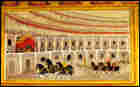 Theater curtain from Westminister, Vt. Theater curtain from Westminister, Vt.