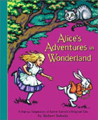 Book cover of Sabuda's 'Alice'