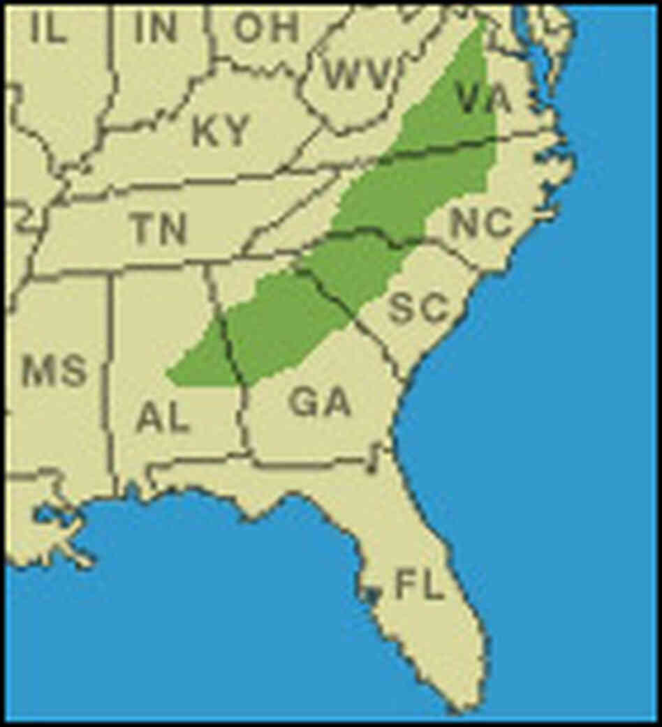 The Piedmont region The Piedmont region