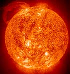 A Prominence on the Sun