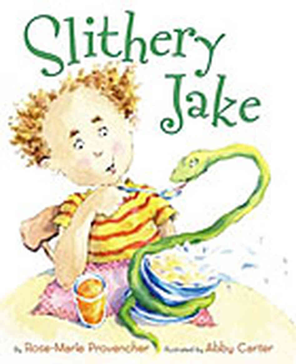 Book Cover for 'Slithery Jake' Book Cover for 'Slithery Jake'