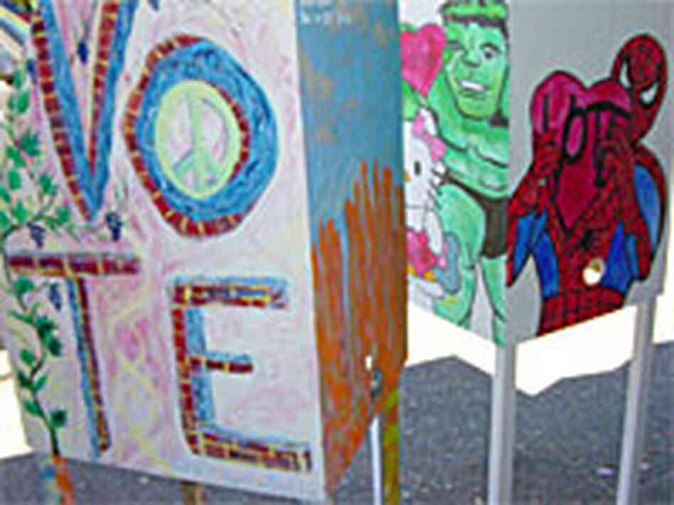 Voting booths Voting booths