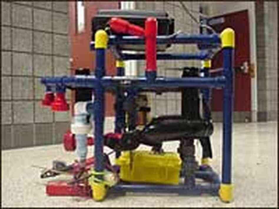 The winning ROV (Remotely Operated Vehicle), Stinky The winning ROV (Remotely Operated Vehicle), Stinky