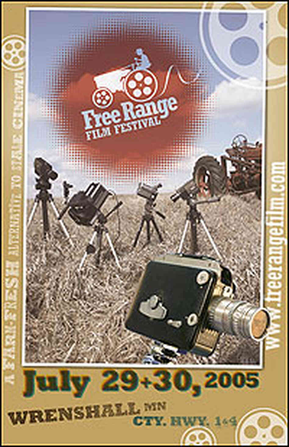Poster for the Free Range Film Festival Poster for the Free Range Film Festival