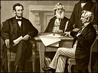 Detail from the cover of Team of Rivals