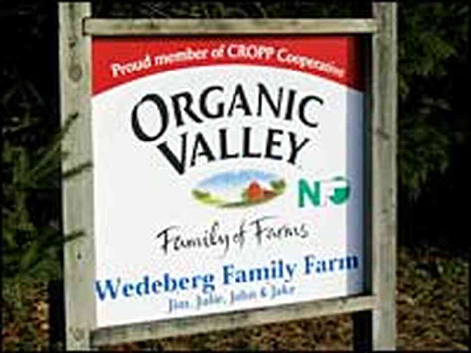 Organic Valley farm sign Organic Valley farm sign