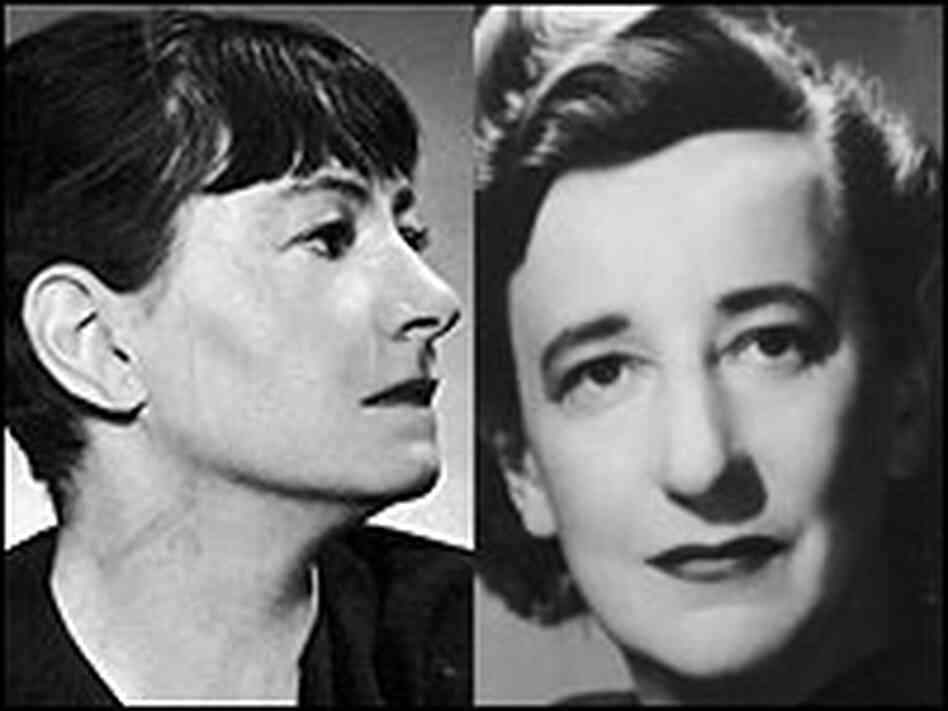 Portrait photos of Dorothy Parker and Lillian Hellman. Portrait photos of Dorothy Parker and Lillian Hellman.