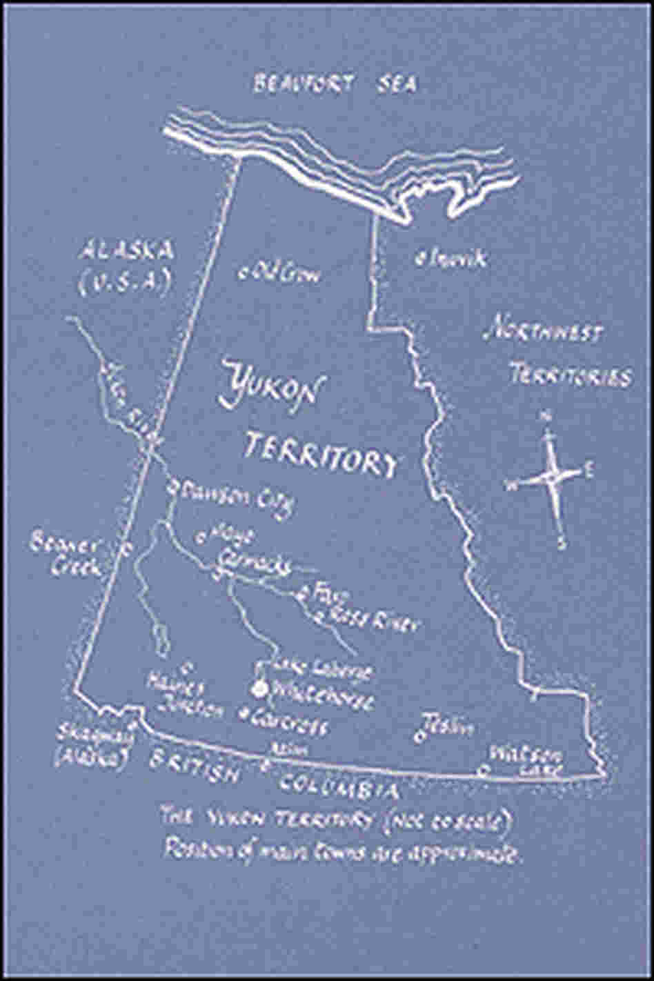 A helpful map of the Yukon serves as the back cover of the book.