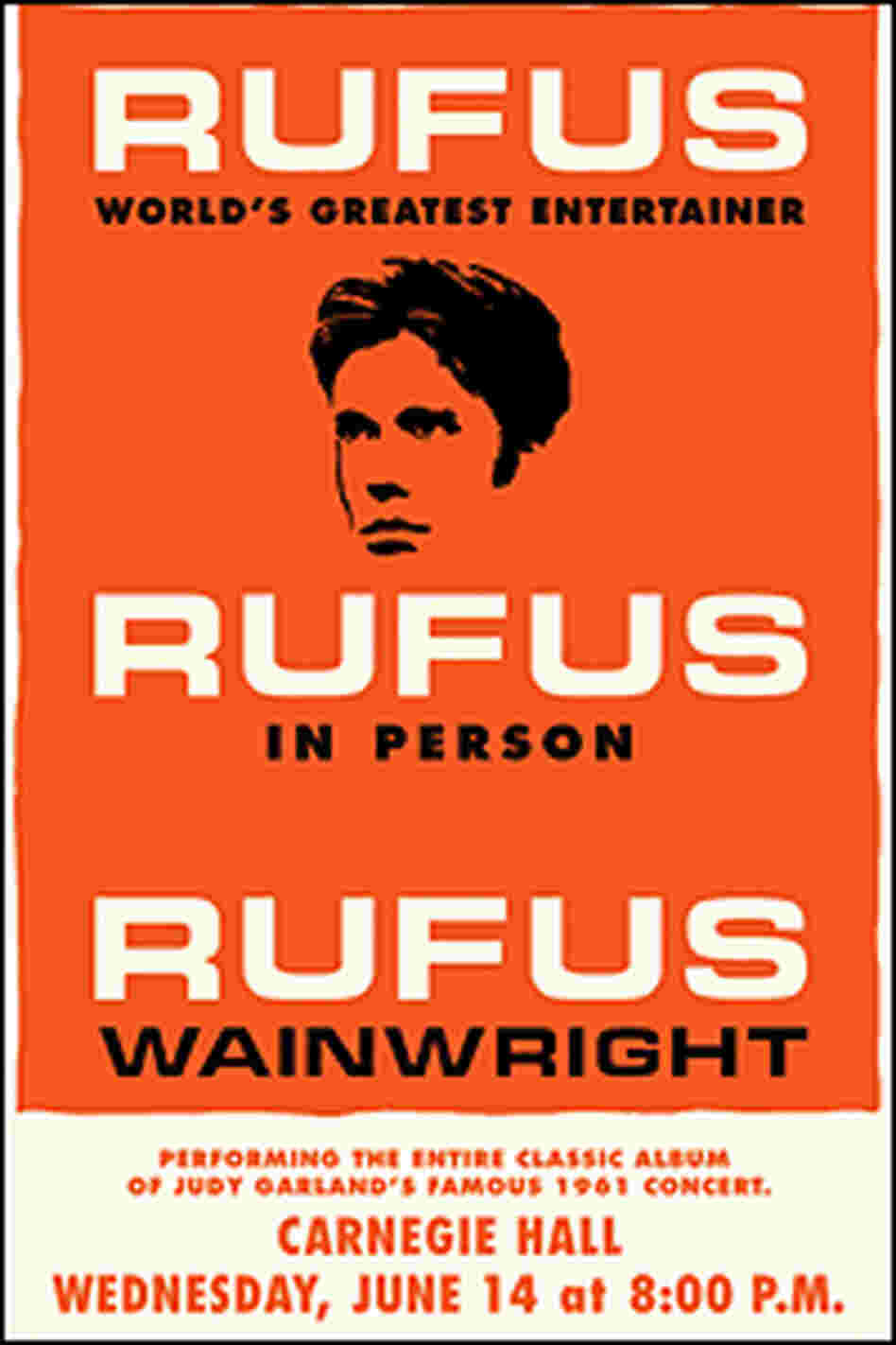 Rufus Wainwright Concert Poster