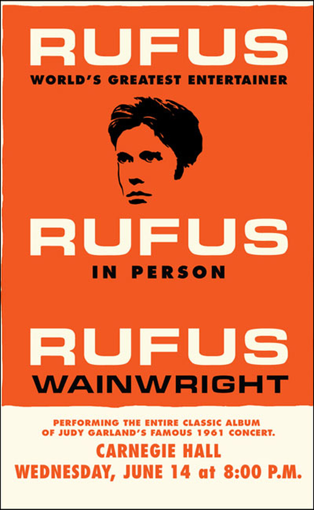 Rufus Wainwright Concert Poster