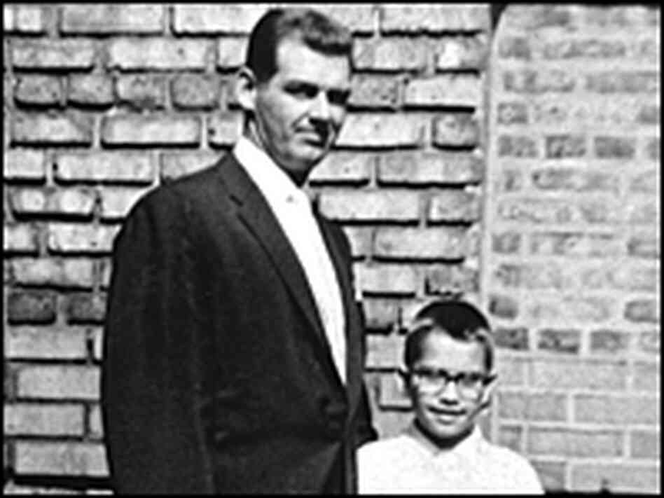 Larsen (left) poses with his cousin, Phillip Hoose.
