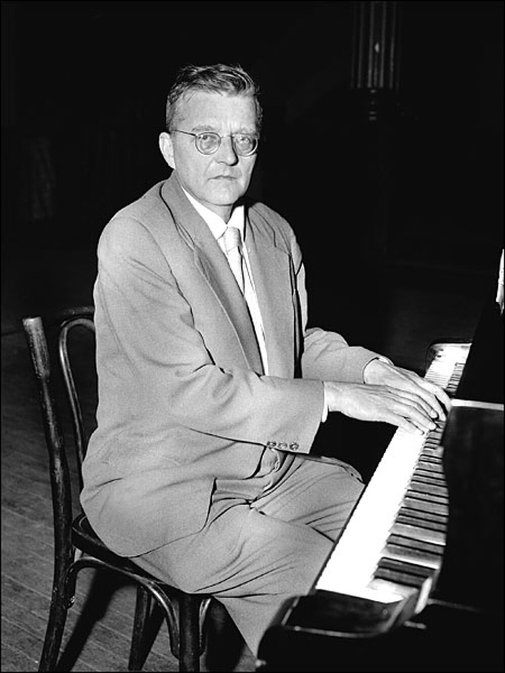 Soviet composer Dmitri Shostakovich