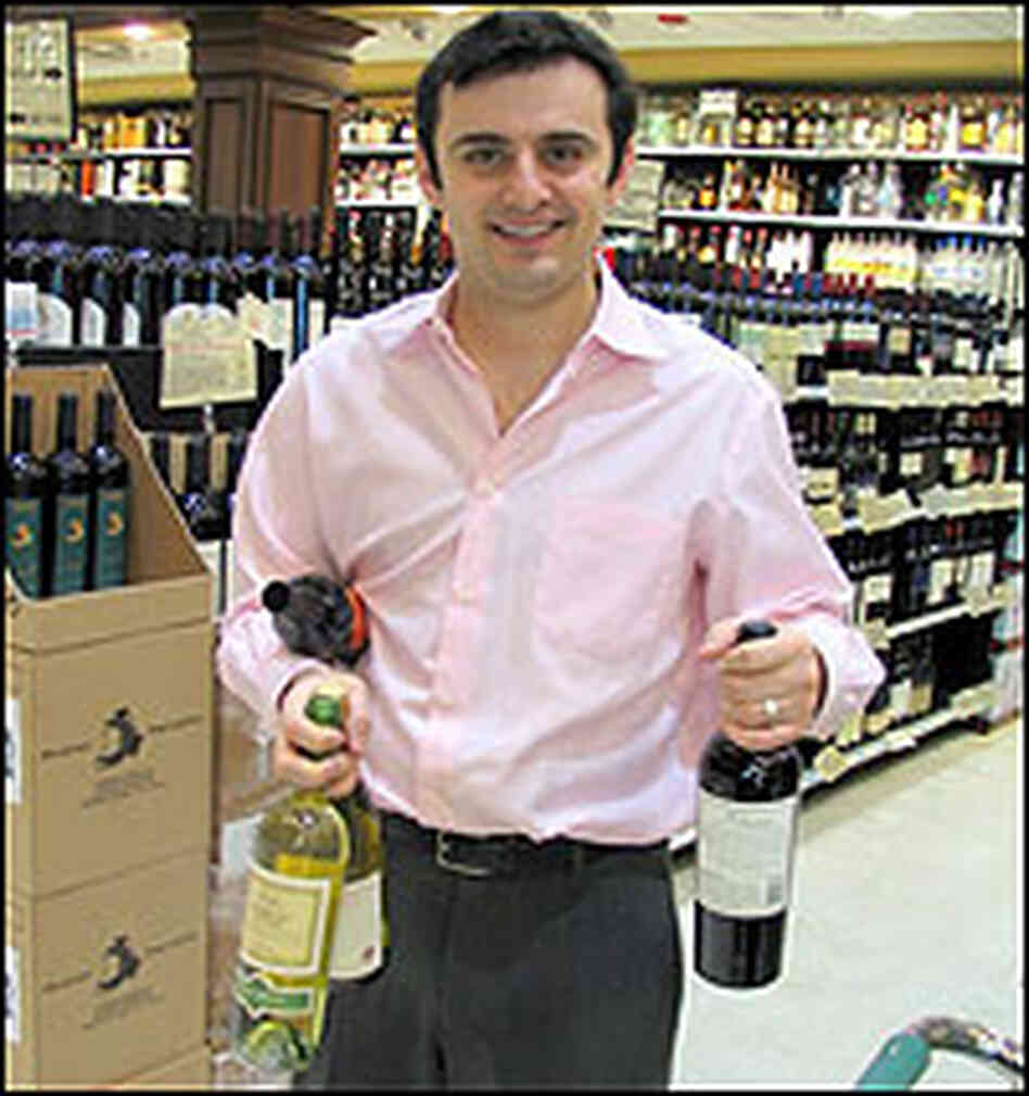 Gary Vaynerchuk assembles a case of wine. Gary Vaynerchuk assembles a case of wine.