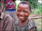 Josefina Okwo, age 12, spent weeks last year debilitated by a guinea worm infection. Josefina Okwo, age 12, spent weeks last year debilitated by a guinea worm infection.
