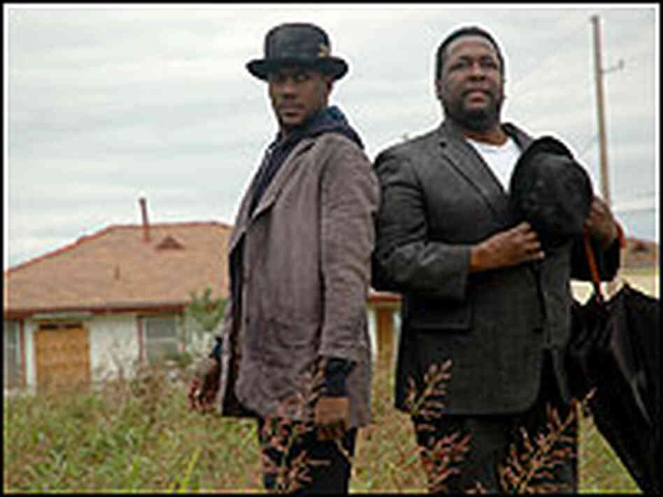 Actors J. Kyle Manzay, left, and Wendell Pierce appear in 'Waiting for Godot.'