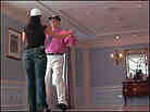 Scott Simon learns the tango from professional dancer Elena Grinenko.