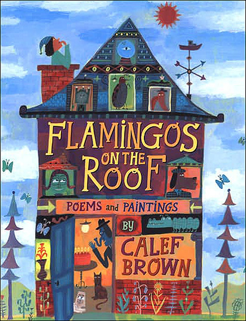 'Flamingos on the Roof' Book Cover