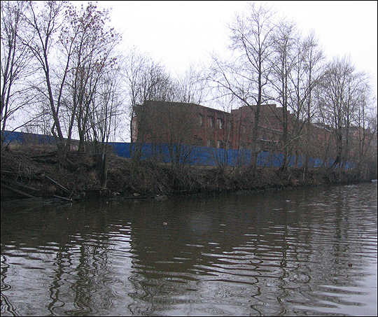 An island in the Neva River is the planned site for Gazprom’s soaring new tower.