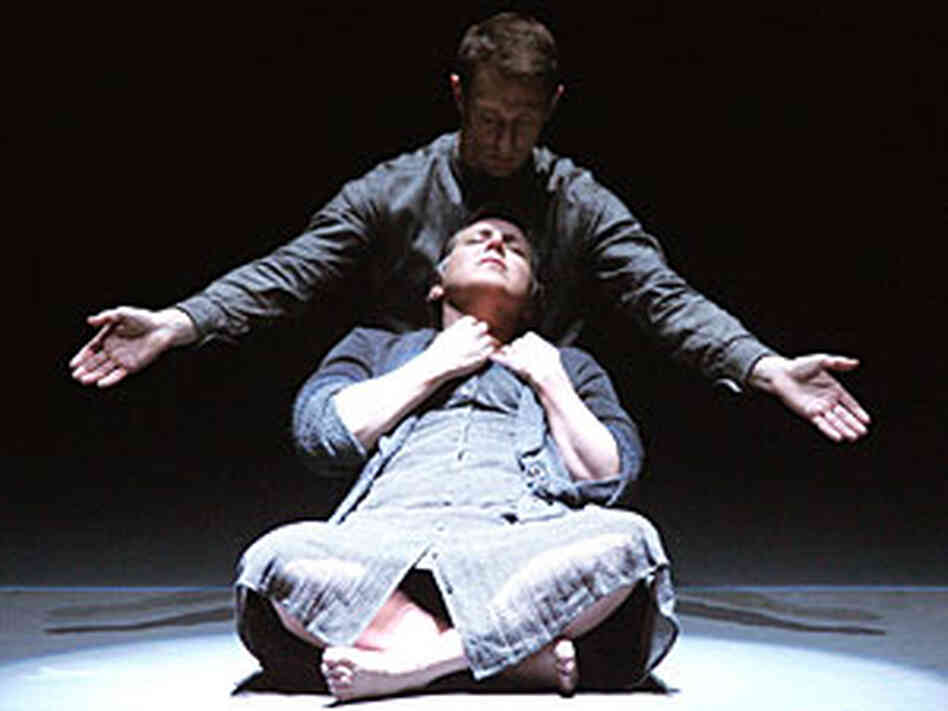 Soprano Dawn Upshaw and dancer Michael Schumacher Soprano Dawn Upshaw and dancer Michael Schumacher