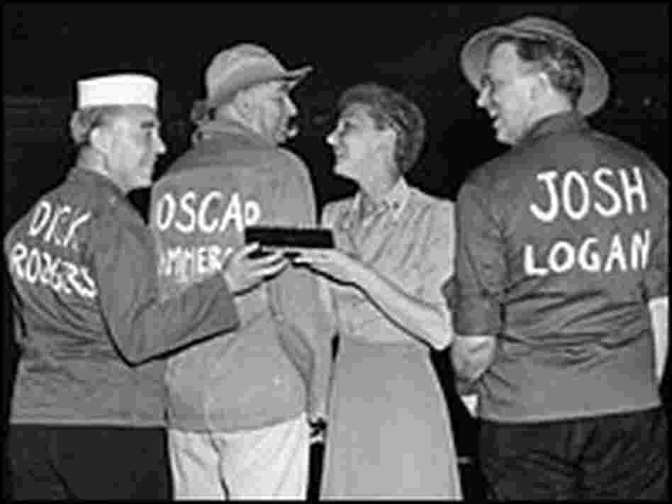Richard Rodgers, Oscar Hammerstein II, Mary Martin and Josh Logan