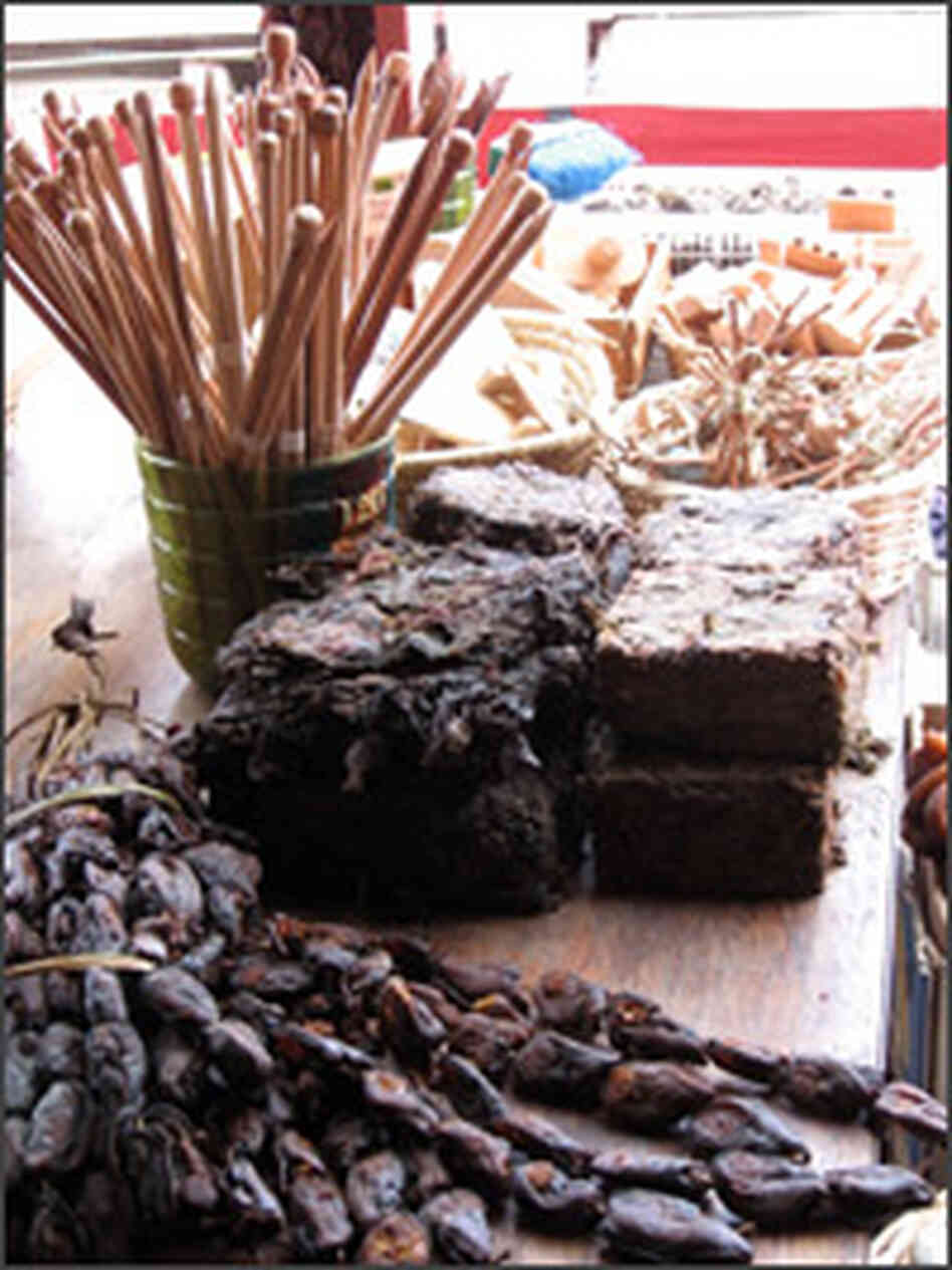 Seaweed and kelp abound at the local market. Seaweed and kelp abound at the local market.