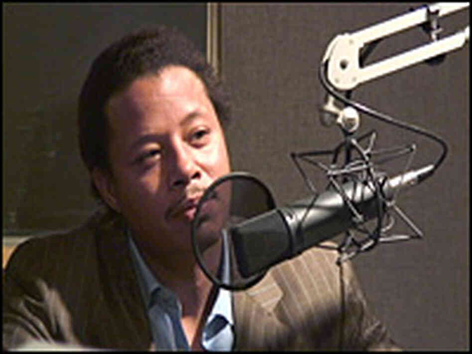 Terrence Howard at NPR's studios.