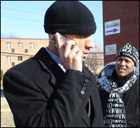 Washington, D.C., Mayor Adrian Fenty uses a BlackBerry. He has three of them.