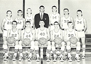 The Wolford Wolves. Guard John Ydstie wore the 30 jersey.