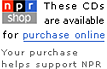 These items are available for purchase online. Your purchase helps support NPR.