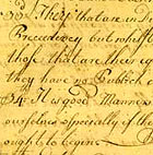 Manuscript of the Rules of Civility as copied out by George Washington